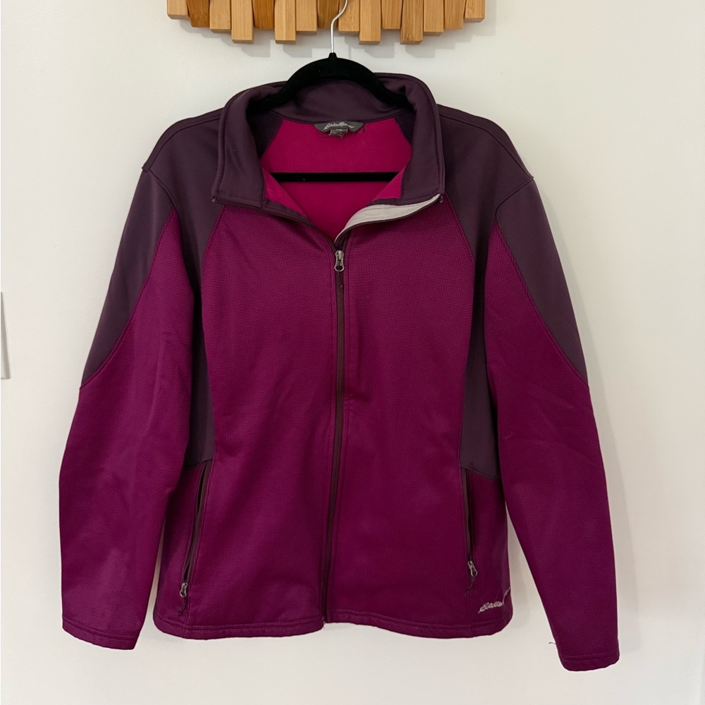 Eddie Bauer Women's Two-Tone Purple Ski Jacket, Size 2XL